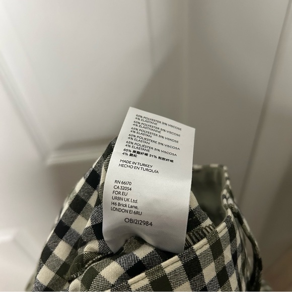 Free People Plaid Jules Pants - Picture 13 of 13